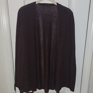 Eileen Fisher Deep Purple Cardigan, PL